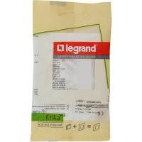 Рамка для розеток и выключателей Legrand Etika 1 пост, цвет слоновая кость