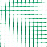 Решетка садовая 50x500 см размер ячейки 24x24 мм, цвет зеленый