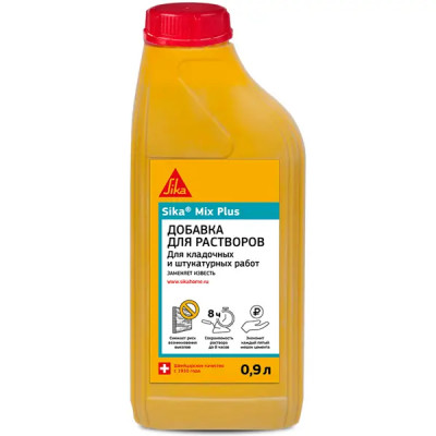 Пластификатор для растворов Sika Mix Plus, 0.9 л