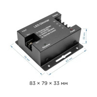 Диммер для монохромной светодиодной ленты 04-11, 12-24 В, 216 Вт, сенсорный пульт IP33