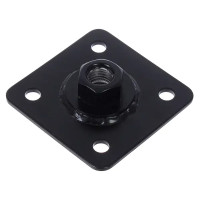 Пластина с регулируемой гайкой 100x100 мм оцинкованный металл