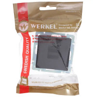 Телефонная розетка встраиваемая Werkel RJ11, цвет черный