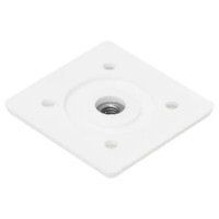 Держатель ножки табурета 10 мм цвет белый, 2 шт.