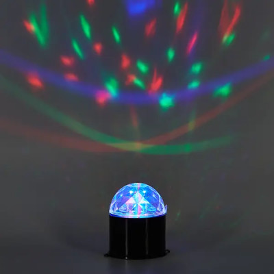 Светильник-проектор светодиодный RGB Disco 0.3 Вт