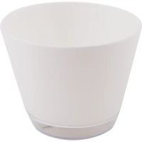 Кашпо Лодочка ø20 h10 см v1 л пластик белый