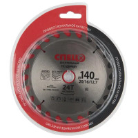 Диск пильный по дереву 140x20/16/12.7 мм Спец 0520202, 24 Т