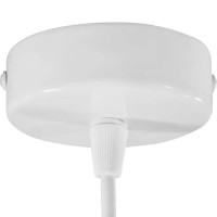 Подвесной светильник Vitaluce Vakero white 1 лампа 3м² Е27 цвет белый глянцевый
