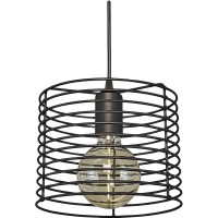 Подвесной светильник Vitaluce Vakero black 1 лампа 3м² Е27 цвет черный