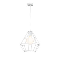 Подвесной светильник Vitaluce Orso white 1 лампа 3м² Е27 цвет белый глянцевый
