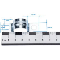 Скоба двухлапковая Экопласт D20 мм оцинкованная 5 шт.