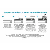 Уголок внешний для ступени Alprofi 250 см цвет чёрный