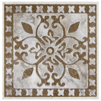 Вставка напольная Kerama Marazzi Престон 7.7x7.7 см керамогранит цвет серый