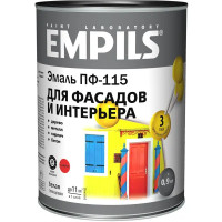 Эмаль ПФ-115 Empils PL глянцевая цвет белый 0.9 кг