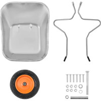 Тачка садовая одноколесная 90 кг/65 л