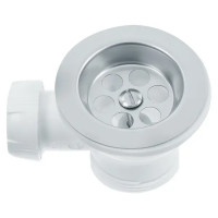 Сифон для мойки Wirquin с переливом и отводом для стиральной машины d 70 мм