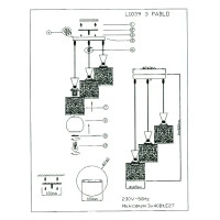 Люстра каскадная хрустальная подвесная Pablo 3xE27x40 Вт