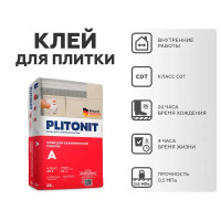 Клей для плитки Plitonit А класс 25 кг