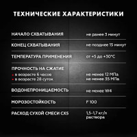 Цемент монтажный водоостанавливающий Церезит CX5 2 кг