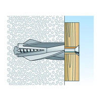 Дюбель для газобетона Fischer GB 8х50 мм нейлон 4 шт.