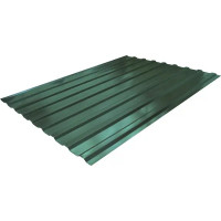 Профнастил С20 0.45 мм 1150x2000 мм зелёный RAL 6005