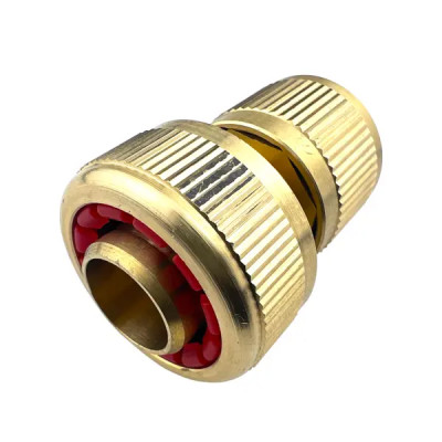 Коннектор для шланга быстросъёмный с аквастопом BOUTTE 3/4 дюйма