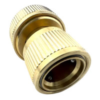 Коннектор для шланга быстросъёмный с аквастопом BOUTTE 1/2 дюйма