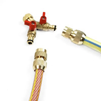 Коннектор для шланга быстросъёмный с аквастопом BOUTTE 1/2 дюйма