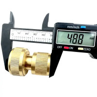 Коннектор для шланга быстросъёмный с аквастопом BOUTTE 3/4 дюйма