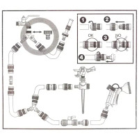 Адаптер на кран быстрого соединения BOUTTE 3/4 дюйма