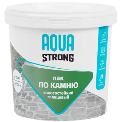 Лак по камню Aquastrong, высокопрочный, 2.5 кг