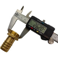 Штуцер для шланга BOUTTE 19 мм x 19 мм наружная резьба