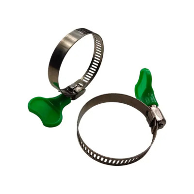 Хомуты для шланга BOUTTE Бабочка 25 мм, 2 шт.