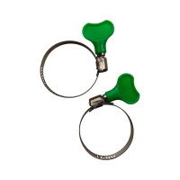 Хомуты для шланга BOUTTE Бабочка 25 мм, 2 шт.