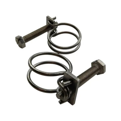 Хомуты двойные для шланга BOUTTE 25 мм, 2 шт.