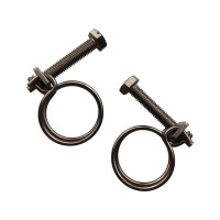 Хомуты двойные для шланга BOUTTE 25 мм, 2 шт.