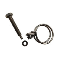 Хомуты двойные для шланга BOUTTE 25 мм, 2 шт.