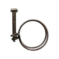 Хомуты для шланга двойные BOUTTE 50 мм, 2 шт.