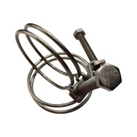 Хомуты для шланга двойные BOUTTE 50 мм, 2 шт.