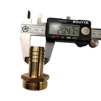 Штуцер для шланга BOUTTE 19 мм х 25 мм. наружная резьба