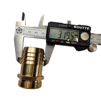 Штуцер для шланга BOUTTE 25 мм.-30 мм.наружная резьба