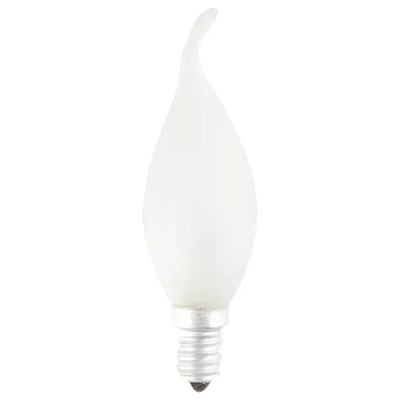 Лампа накаливания Bellight свеча на ветру матовая E14 40 Вт свет тёплый белый