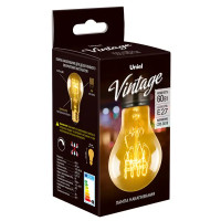 Лампа накаливания Uniel Vintage груша E27 60 Вт 300 Лм свет тёплый белый