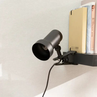 Светильник на прищепке R63 1xE27x40 Вт цвет чёрный