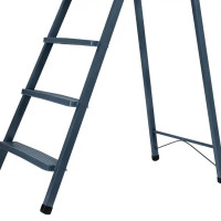 Стремянка стальная Ladderbel STR-ST-5 5 ступеней, максимальная нагрузка 150 кг