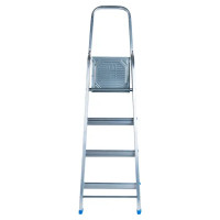 Стремянка алюминиевая Ladderbel STR-AL-4 4 ступени, максимальная нагрузка 150 кг