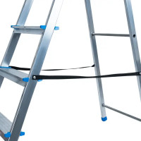 Стремянка алюминиевая Ladderbel STR-AL-5 5 ступеней, максимальная нагрузка 150 кг
