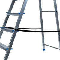 Стремянка алюминиевая Ladderbel STR-AL-6 6 ступеней, максимальная нагрузка 150 кг