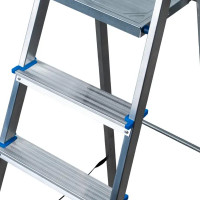Стремянка алюминиевая Ladderbel STR-AL-6 6 ступеней, максимальная нагрузка 150 кг