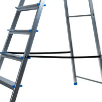 Стремянка алюминиевая Ladderbel STR-AL-7 7 ступеней, максимальная нагрузка 150 кг