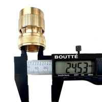 Коннектор для шланга быстросъёмный с резьбой BOUTTE 3/4 дюйма